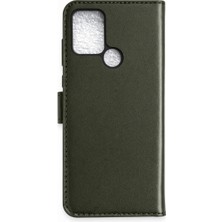 Pamukia Tecno Pova Kılıf Trend S Plus Kapaklı Kılıf - Yeşil