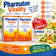 Pharmaton Vitality 30 Kapsül 2li Kofre  Hediyeli