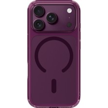 Laut iPhone 18 Pro / 17 Pro 6.3 Manyetik Kılıf – MagSafe Uyumlu Sararma Karşıtı TPU/PC Koruma - Bordo