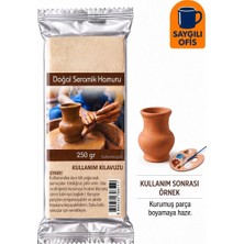Fio Saygılıofis Kahverengi Seramik Kil Hamuru 250 gr