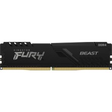 Kingston Fury Beast KF432C16BB1/16 16GB DDR4 3200MHz CL16 PC Ram Oyun ve Tasarım Uyumlu RGB Aydınlatma Yok