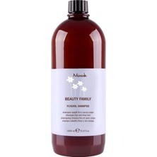 Nook Beauty Family Ince Telli Saçlara Keratin Kırmızı Yosun Özlü Hacim Veren Güçlendirici Şampuan 1000ML