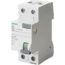 Siemens 1X40A 30Ma Kaçak Akım Koruma Sigorta 5Sv4314 Hayat Koruma Elektriksel Güvenlik