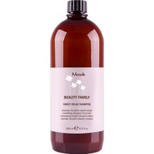 Nook Beauty Family Kıvırcık Kabaran Saçlara Kakao Yağı Mango Papaya Özlü Pürüzsüzleştirici Şampuan 1000ML