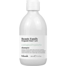 Nook Beauty Family Uzun Zayıf Saçlara Kestane Atkuyruğu Özlü Güçlendirici Kırılma Karşıtı Şampuan 300ML