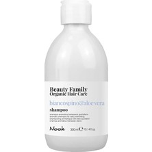 Nook Beauty Family Tüm Saçlar Için Aloe Vera Özlü Nemlendirici Yatıştırıcı Canlandırıcı Şampuan 300ML