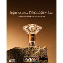 Ledolet Crystal Dıamond 4W LED Ampul