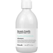 Nook Beauty Family Kuru Mat Saçlara Fesleğen Tatlı Badem Özlü Nemlendirici Parlaklık Veren Şampuan 300ML