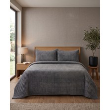 Branna Home Puffy Line 3 Parça Çift Battaniye Seti