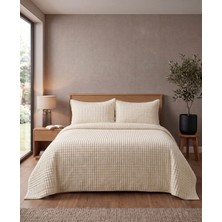 Branna Home Puffy Line 3 Parça Çift Battaniye Seti