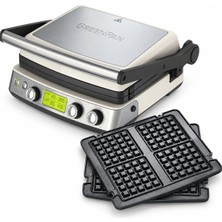 Greenpan Elite Grill Tost Makinesi Krem + Waffle Plakası Seti