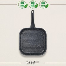 St. Morritz | Izgara Tavası | Kare | 28CM | Gri