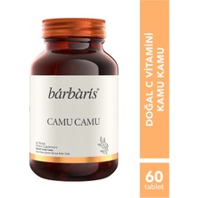 Barbaris Camu Camu 60 Tablet Kapsül Uzak Doğu Menşeli Yüksek C Vitamini İçeriği