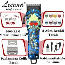 St. Morritz LS-1000 Pro Saç Sakal Kesme Makinesi Professional 0.5