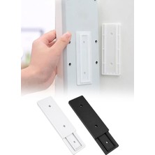 Omilife 6'lı Yapışkan Kızaklı Askı Aparatı Eşya Kablo Priz Sabitleyici Tutucu Organizer Ev Ofis