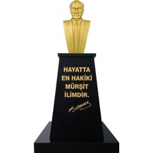 Panapole Atatürk Büstü (70CM Fiber)+ Kaide (120CM)+ Alt Tabla Lise Modeli