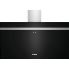 Siemens LC95FCJ60T 90 CM Duvar Tipi Siyah Davlumbaz 649 m3/sa Yüksek Emiş Gücü ile Sessiz Çalışma