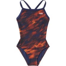 St. Morritz Durafast Elite® Kız Çocuk Diamondfit Mayo - Soren - Turuncu - 22 - ST00676-2626