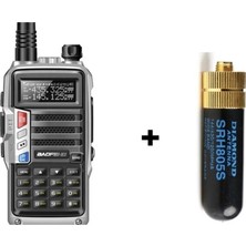St. Morritz Uv-S9 Plus Gri+Bıdık Anten Set