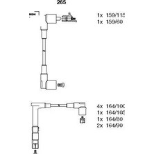 BREMI Atesleme Kablosu Setı M119 W124 W210 W140 Bremı 300890635