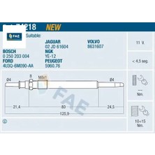 Kızdırma Bujısı 11V Volvo S60 I 384 2.4 D 01>10 S80 I 184 2.4 D 01>06 V70 Iı 285 2.4 D 01>08 Fae 4U3Q6M090AA