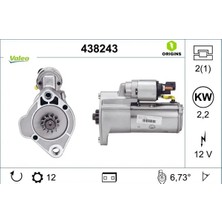 Marş Motoru Vw Crafter-Amarok-Mercedes Sprinter 10> 12V-12 Diş Valeo 2H0911023F/ 2H0911023A/ 2H0911023A