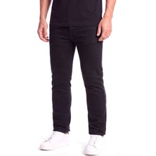 Paul & Shark Erkek Normal Kalıp Düz Paça Esnek Denim Siyah Pantolon 16314143-J11