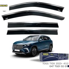 Niken Kromlu Cam Rüzgarlığı Togg T10X 2023- 4lü Nıken