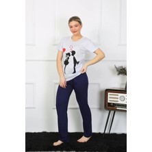 Veralya Kadın Kısa Kol Penye Pijama Takımı