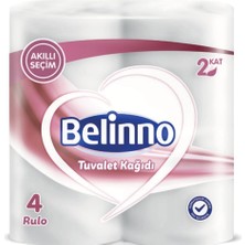 Belinno Tuvalet Kağıdı 2 Katlı 4 Rulo x 12 Paket