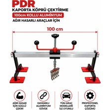 Boyasız Göçük Düzeltme Kaporta Köprü Çektirme Seti Kollu Alüminyum 100CM | startedarik