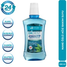 Dk Dent Nane Özlü Ağız Bakım Suyu 500 ml Ferahlatıcı Etkiyle Ağız Hijyenine Destek