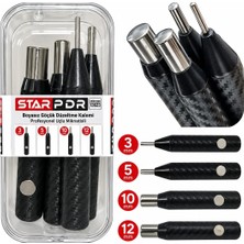 Boyasız Göçük Düzeltme Çelik Uçlu Mıknatıslı  Kalem Seti 4 Adet (3MM,5MM,10MM,12MM) | startedarik