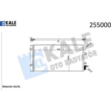 Klima Radyatörü Kondenser Fluence 09 Megane Iıı 09 Scenıc Iıı 09 1.2tce 1.5dci 1.6 1.9dci 2.0 Kale Radyatör 921000294R/ 921003293R/ 921009956R