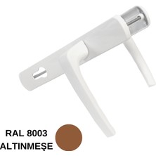 Endow Alüminyum Kapı Kolu Yaylı Açık Kahve (Altın Meşe) 35/85