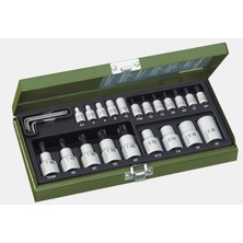 Proxxon 23102 1/4'' & 1/2'' 23 Parçalı Torx Lokma Takımı