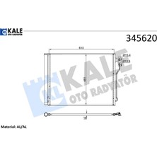 Klıma Radyatoru F07 F10 F11 F18 N20 Kale Radyatör 64536805453/ 64539350374/ 64539284946