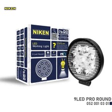 Niken Calısma Lambası 9 Ledli Yuvarlak Nıken