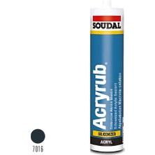 Soudal Acryrub Silikonize  Mastik Antrasit Gri 500 gr 417566