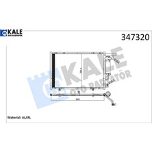 Klıma Radyatoru Komple B-Max 12 1.4-1.6 Tı Tourneo Courıer C4A 14 1.5-1.6 Tdcı Fıesta Vı 08 14 1.25- Kale Radyatör ET7119710BA 1834039 ET71 19710 Ba