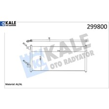 Klıma Radyatörü Connect 02 14 1.8 Tdcı 75-90-110PS Kale Radyatör 2T1H19710AC/ 4488406/ 2T1H19710AB