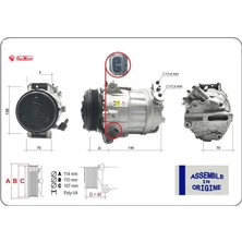 Gua Klima Kompresörü Fıat Ducato 06 19 2.3d Mtj 71796979/ 1391387080/ 5802212928
