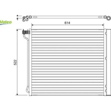 Klıma Radyatoru S63 N63 E70 E71 F15 F16 G05 G06 Valeo 64509239944