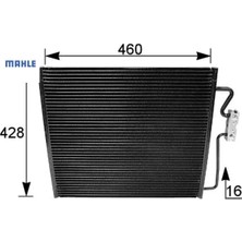 Klıma Radyatoru Bmw M51 M52 M60 M62 M73 E38 Mahle 64538373924