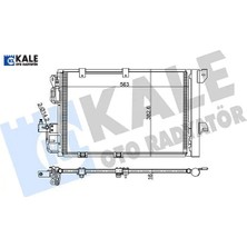 Klima Radyatörü Kondenseri Astra G-Zafıra 1.2 16V-1.4 16V-1.6 16V-1.8-2.0 16V Al/al 573X383X16 Kale Radyatör 1850073/ 24431901/ 93170608