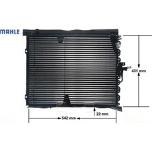 Klıma Radyatoru Mercedes W124 S124 C124 Mahle A1248301070