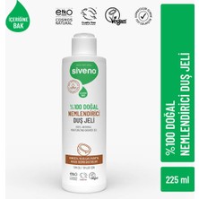 Siveno %100 Doğal Duş Jeli Nemlendirici Yenileyici Vegan 225 ml