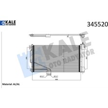 Klıma Radyatoru Slk-Class R171 04 11 Kale Radyatör A1715000154