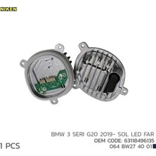 Niken 3 Serı G20 2019- Sol LED Far Modül 63118496135 Nıken 63118496135