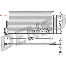 Klima Radyatörü Doblo 10 Combo 12 1.3 Dmtj-1.6 Dmtj-2.0 Dmtj 669X293X16 Denso 51838048/ 51937924/ 95510682
